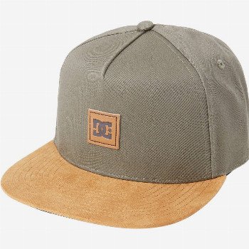 DC Shoes BRACKERS - SNAPBACK CAP FOR BOYS BROWN