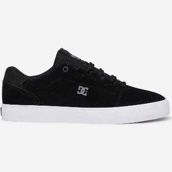 DC Shoes HYDE S - LEATHER SKATE SHOES FOR MEN BLACK
