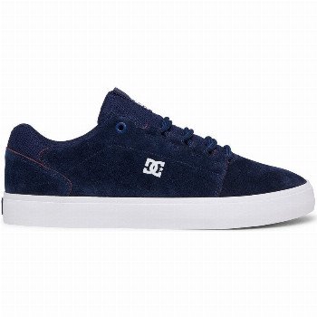DC Shoes HYDE S - LEATHER SKATE SHOES FOR MEN BLUE