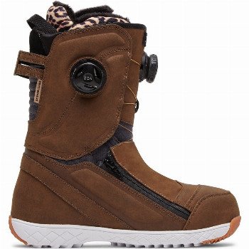 DC Shoes MORA - BOA SNOWBOARD BOOTS FOR WOMEN BROWN