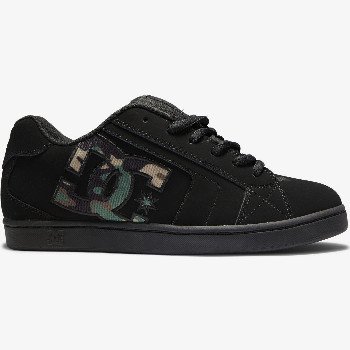 DC Shoes NET - LEATHER SHOES FOR MEN GREY