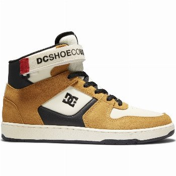DC Shoes PENSFORD HI - HIGH-TOP LEATHER SHOES FOR MEN BROWN