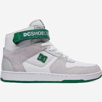 DC Shoes PENSFORD HI - HIGH-TOP LEATHER SHOES FOR MEN WHITE