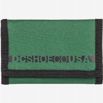 DC Shoes RIPSTOP TRI-FOLD WALLET FOR MEN - GREEN