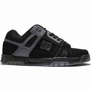 DC Shoes STAG - LEATHER SHOES BLACK