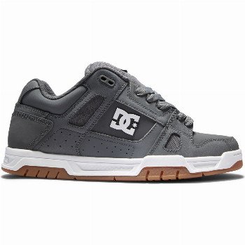 DC Shoes STAG - LEATHER SHOES GREY