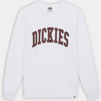Dickies AITKIN LONG SLEEVE T-SHIRT MAN WHITE/FIRED