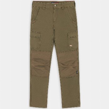 Dickies TECH DUCK TROUSERS 2.0 MAN RINSED MOSS