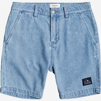 Quiksilver CHAMBRAY 16" - CHINO SHORTS FOR BOYS 8-16 BLUE