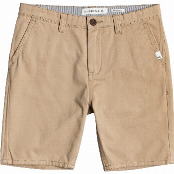Quiksilver EVERYDAY - CHINO SHORTS FOR BOYS 8-16 BROWN