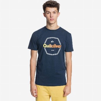 Quiksilver HARD WIRED - T-SHIRT FOR MEN BLUE