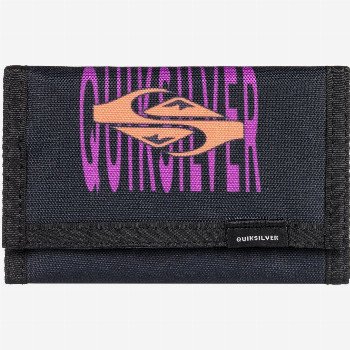 Quiksilver THE EVERYDAILY - TRI-FOLD WALLET FOR MEN BLACK