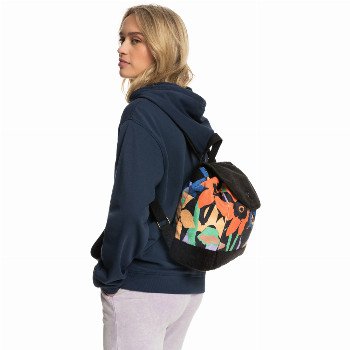 Roxy MANGO PASSION BACKPACK - ANTHRACITE FLOWER JAMMIN