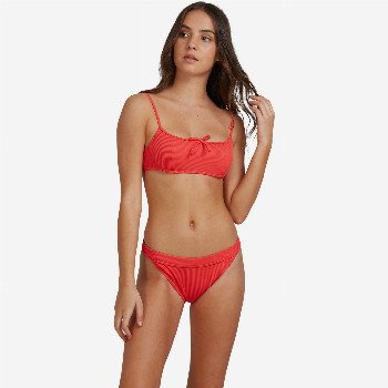 Roxy MIND OF FREEDOM - RECYCLED BRALETTE BIKINI TOP FOR WOMEN RED