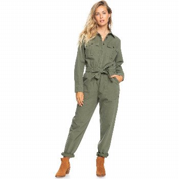 Roxy REMEMBER BEFORE - JUMPSUIT FOR WOMEN BROWN
