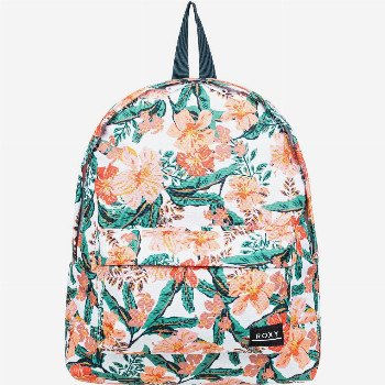 Roxy SUGAR BABY PRINTED 16L - SMALL BACKPACK WHITE