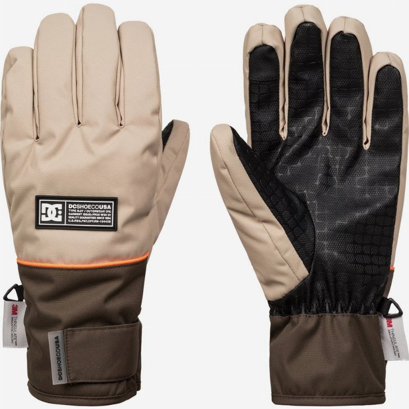 Franchise Snowboard/Ski Gloves for Men - Beige