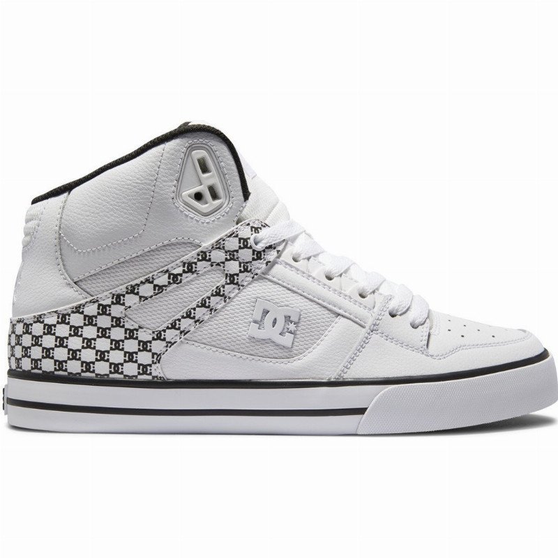 Pure High-Top - Leather High-Top Shoes for Men - White