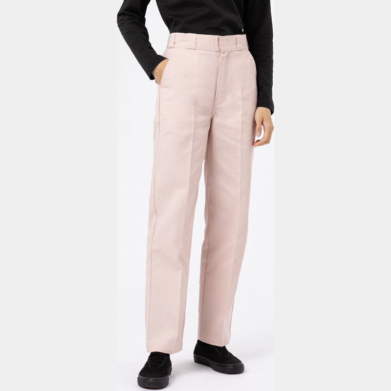 Dickies Elizaville Work Trousers Woman Peach Whip 