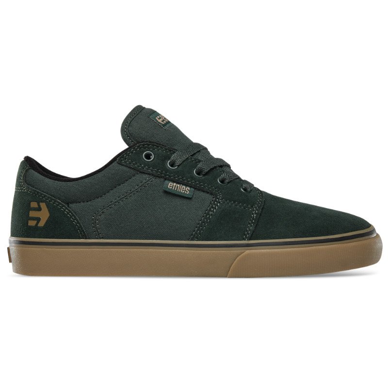 Etnies Barge LS Shoes - Green & Gum - UK 12 (EU 47)