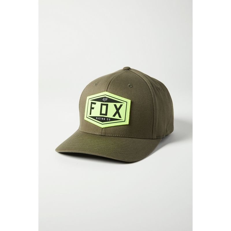Emblem Flexfit Hat Olive Green