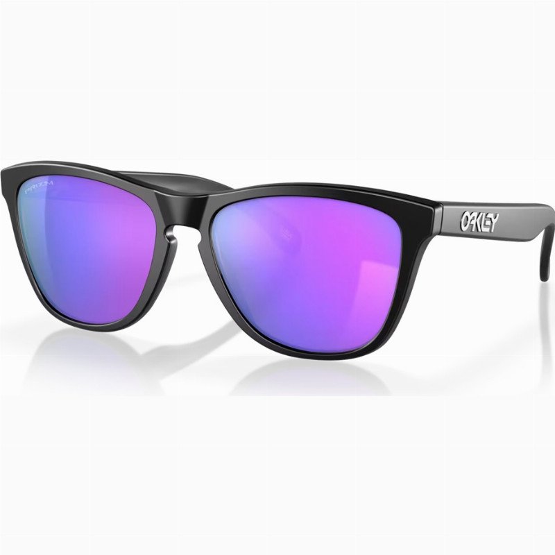 Oakley Frogskin Prizm Sunglasses - Matte Black & Prizm Violet
