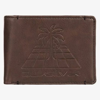 Exhibition - Bi-Fold Wallet With Removable Card Holder for Men - Brown - Quiksilver