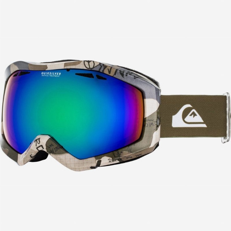 Fenom Jr - Snowboard/Ski Goggles for Boys 8-16 - Black - Quiksilver