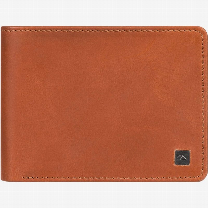 Mack X - Leather Bi-Fold Wallet for Men - Multicolor - Quiksilver