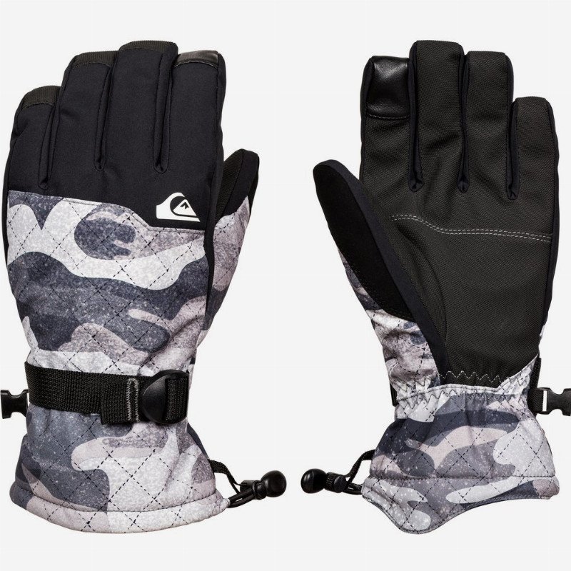 Mission - Snowboard/Ski Gloves for Men - Black - Quiksilver