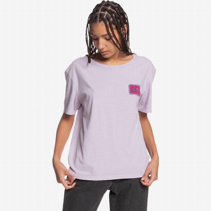 Standard - Organic T-Shirt for Women - Purple - Quiksilver