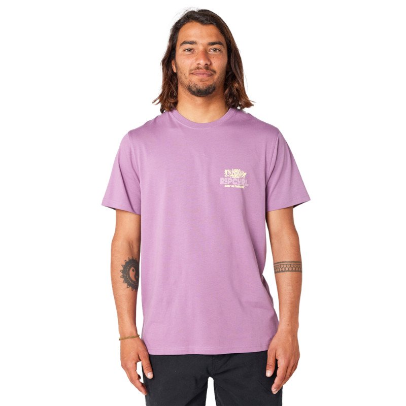 Rip Curl Surf Paradise F & B T-Shirt - Dusty Purple