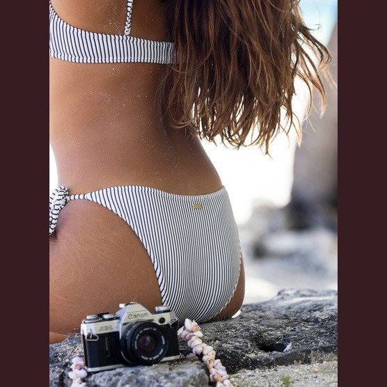 Bico Mind Of Freedom - Tie-Side Bikini Bottoms for Women - White - Roxy