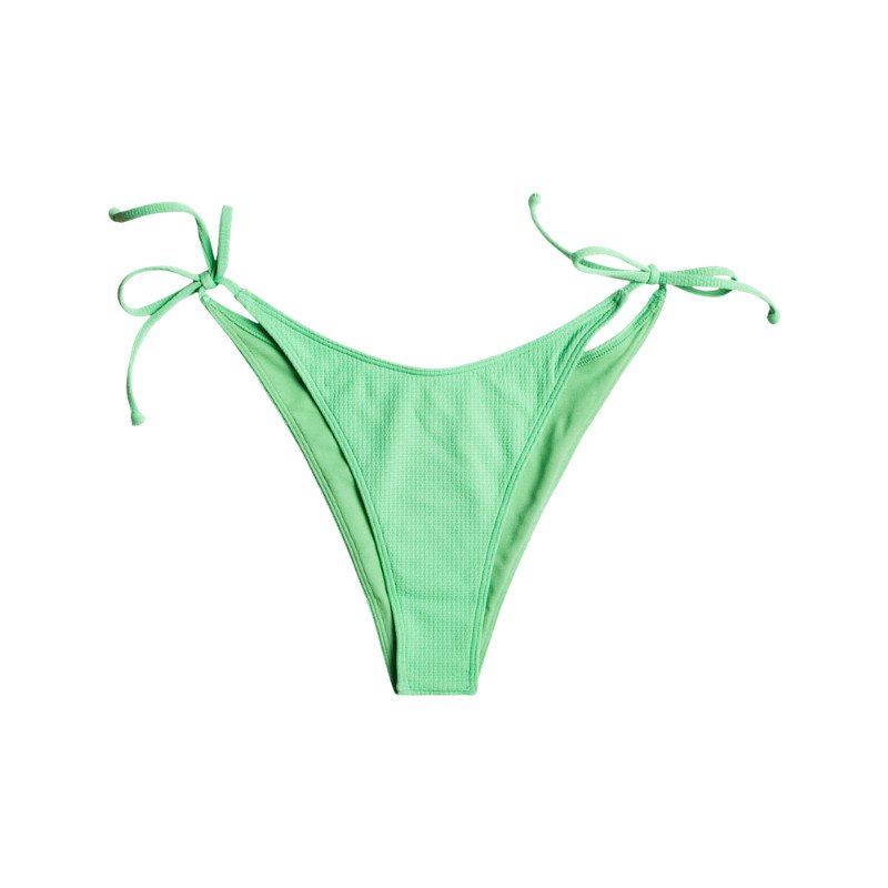 Roxy Color Jam Cheeky High Leg Bikini Bottoms - Absinthe Green
