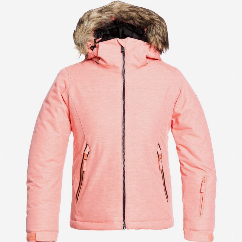 Jet Ski - Snow Jacket for Girls 8-16 - Pink - Roxy