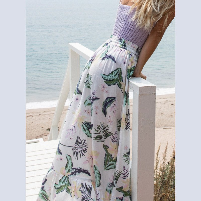 Summer Fade - Ankle Length Skirt for Women - White - Roxy