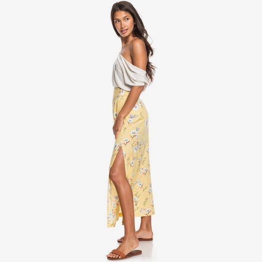 Tropical Chancer - Maxi Skirt for Women - Yellow - Roxy