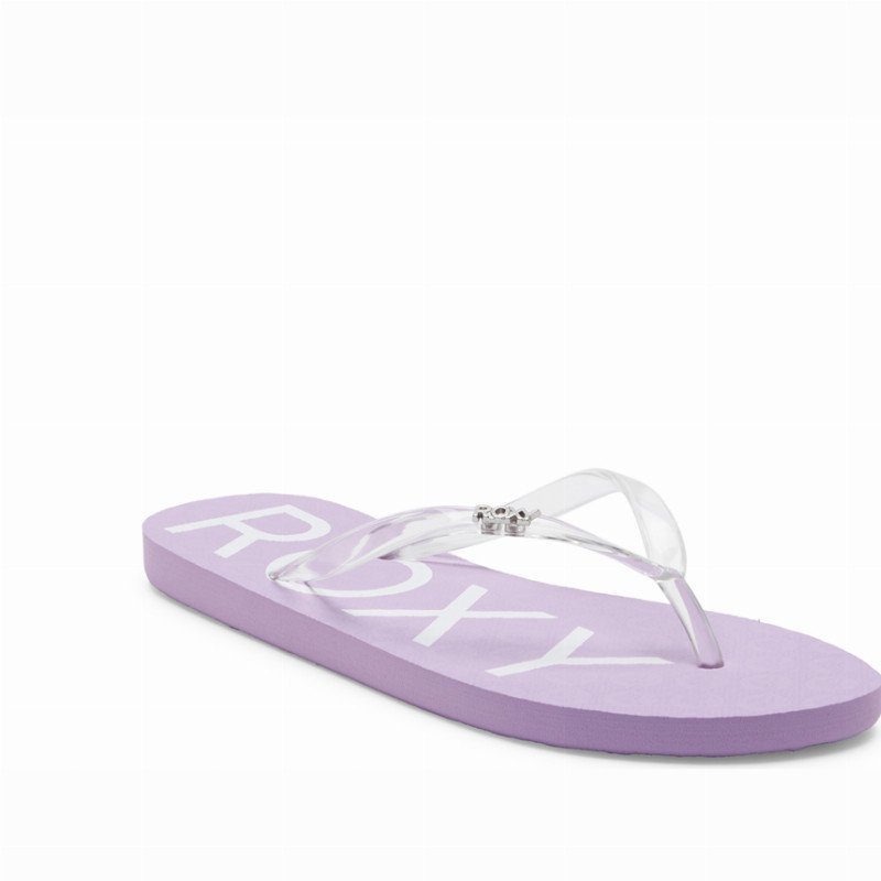 Roxy Viva Jelly Flip Flops - Purple - UK 3 (EU 36)