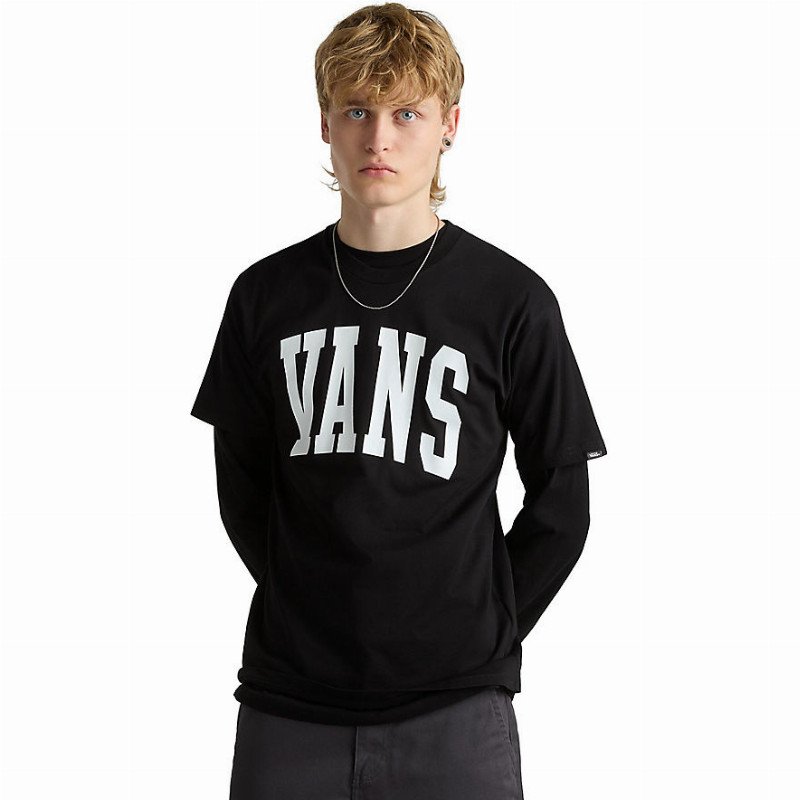 VANS Vans Arched T-shirt (black) Men Black, Size XXL