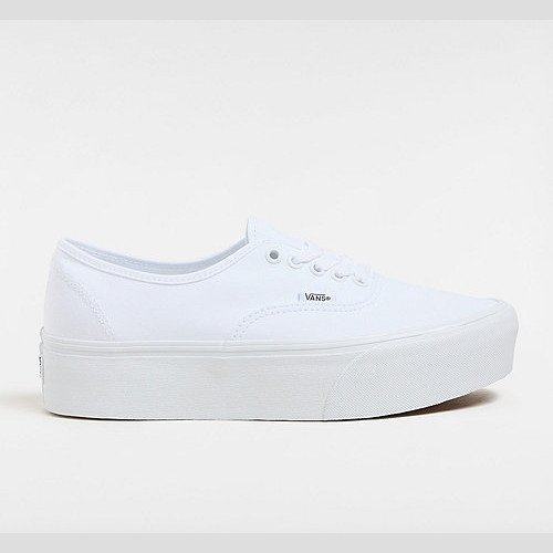 VANS Canvas Authentic Stackform Shoes (canvas True White/true White) Women White, Size 12