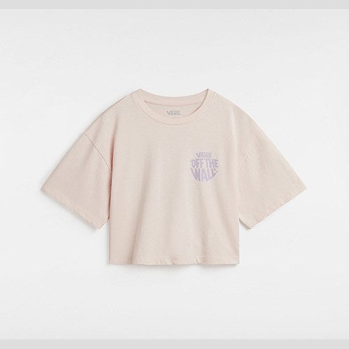 VANS Vans Circle Relax Fit T-shirt (chintz Rose) Women Pink, Size XXS