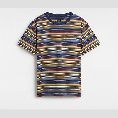 VANS Cullen T-shirt (dress Blues-coffee Liqueur) Men Multicolour, Size XXL