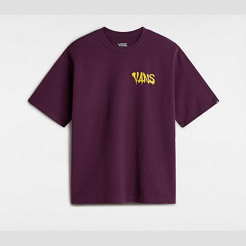 VANS Factory Spray Loose Fit T-shirt (blackberry Wine) Men Purple, Size XXL