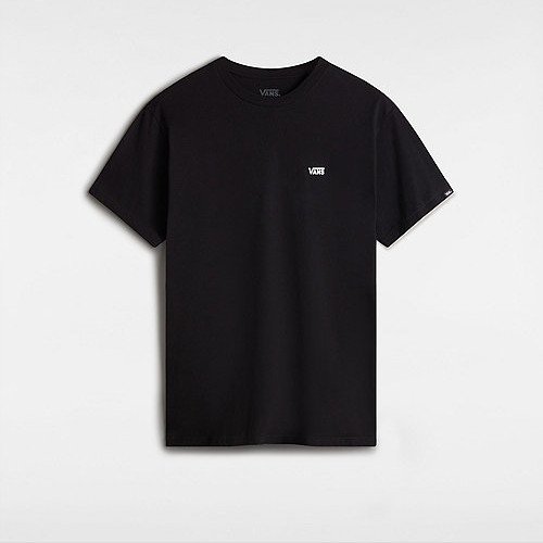 VANS Left Chest Logo T-shirt (black/white) Men Black, Size XXL