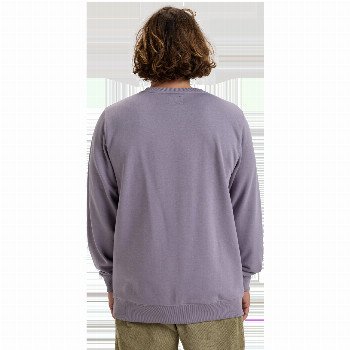 Billabong ARCH SWEATSHIRT IN LIGHT PURPLE