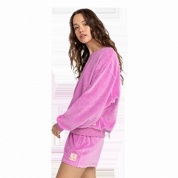 Billabong BEACH PICNIC SWEATSHIRT IN LUSH LILAC