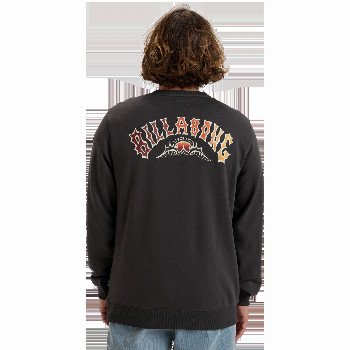 Billabong FOUNDATION SWEATSHIRT IN RAVEN