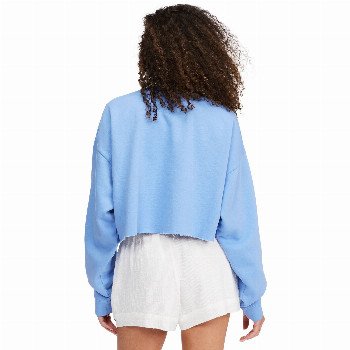 Billabong HEY G'DAY CROPPED SWEATSHIRT IN SURFSIDE