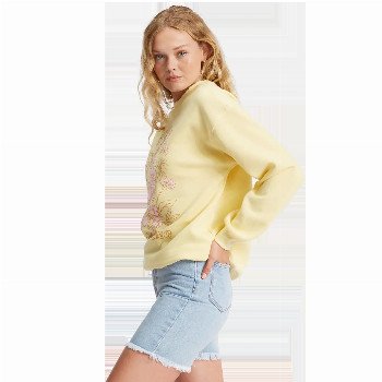 Billabong HOME SWEET SWEATSHIRT IN PINEAPPLE