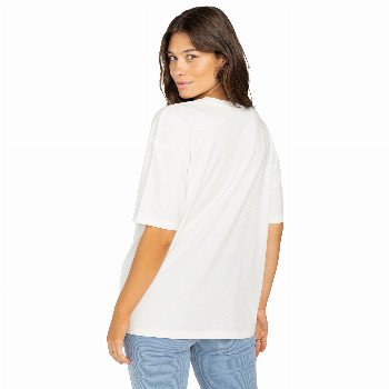 Billabong LOVE IS ALL T-SHIRT IN SALT CRYSTAL